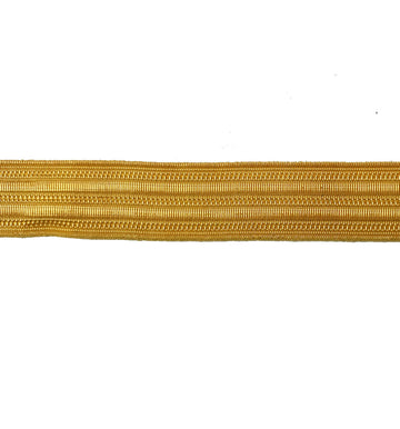 Masonic Silver or gold Mylar Russian cord, braid SOUTACHE 5Mtr 4mm Unique_Regalia